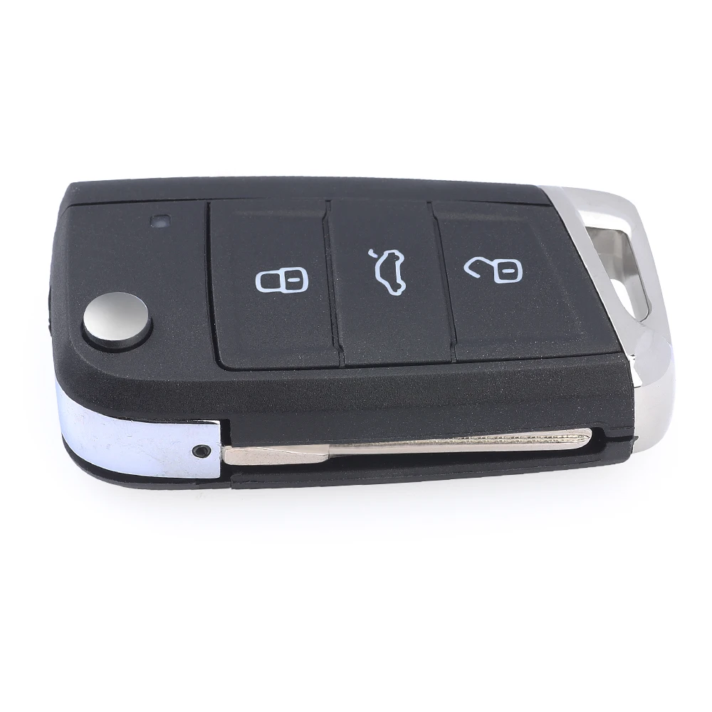 KEYECU обновленный дистанционный брелок 434 МГц ID48 чип для Volkswagen Beetle Passat-FCC ID: 5K0 837 202 AD