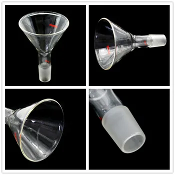 

Powder Funnel 100ml Chemistry Laboratory Glassware Hot Lab Glassware,Made From Borosilicate 90mm 24/40 Glass