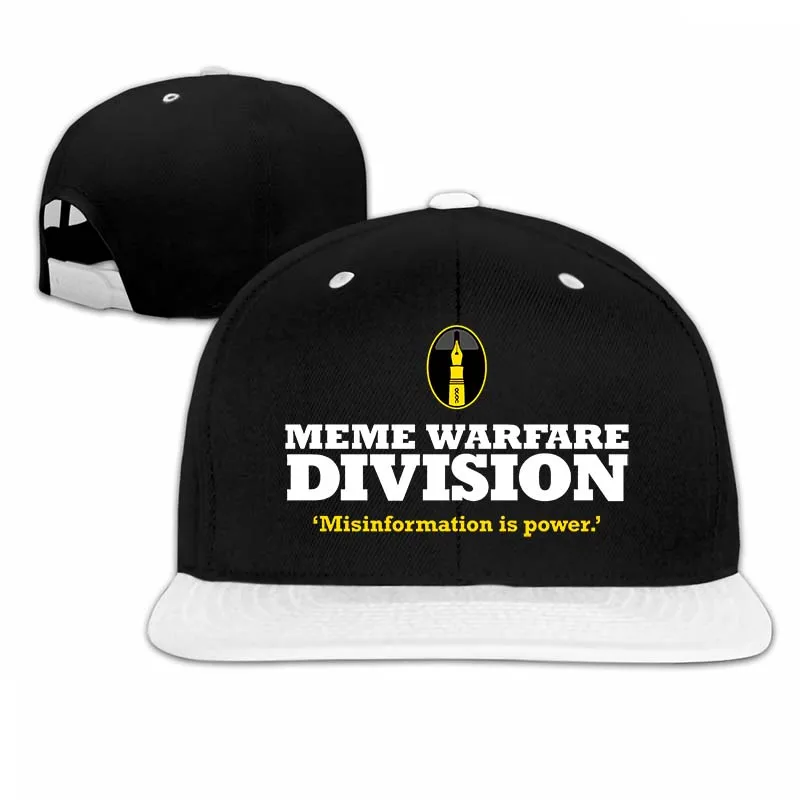 Meme Warfare Divison двухсторонняя бейсбольная кепка PsyOp для мужчин и женщин, Кепка-Дальнобойщик, модная Регулируемая Кепка - Цвет: 5-White