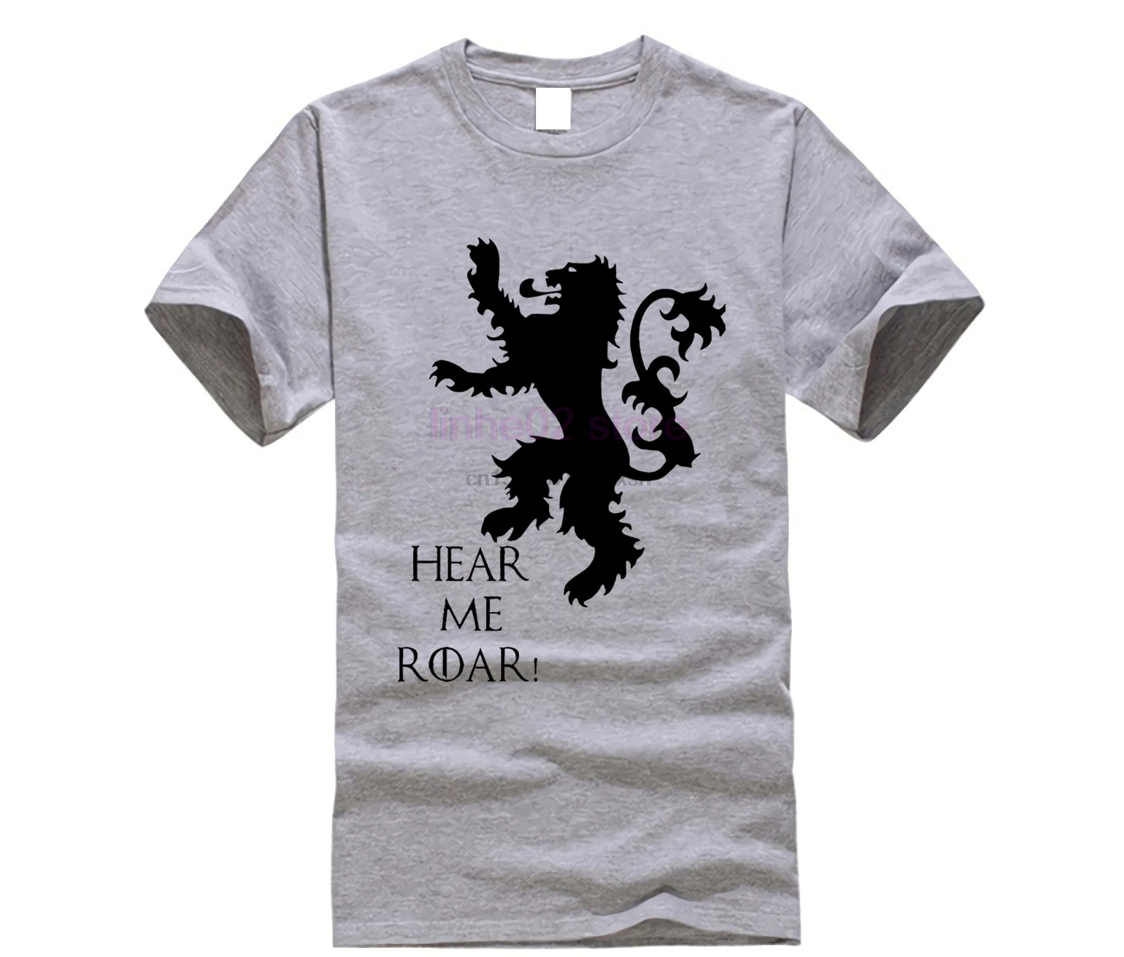2019 Новая мужская футболка с логотипом hear me roar lannister game of thrones | Мужская одежда