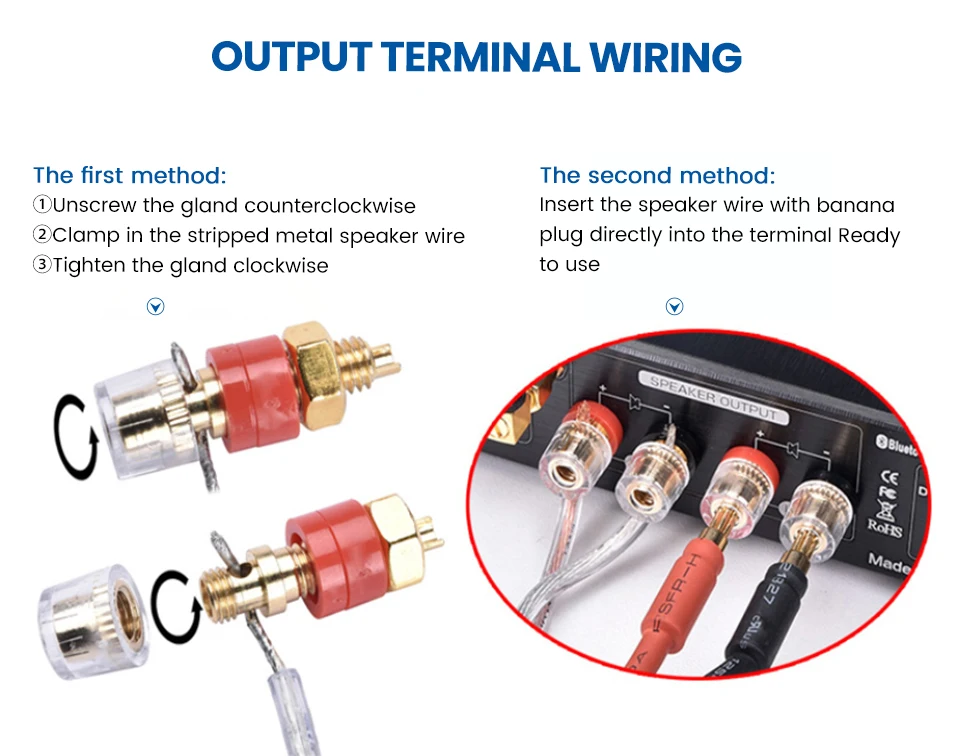 coax optar casa áudio amplificador potência vu medidor 100w