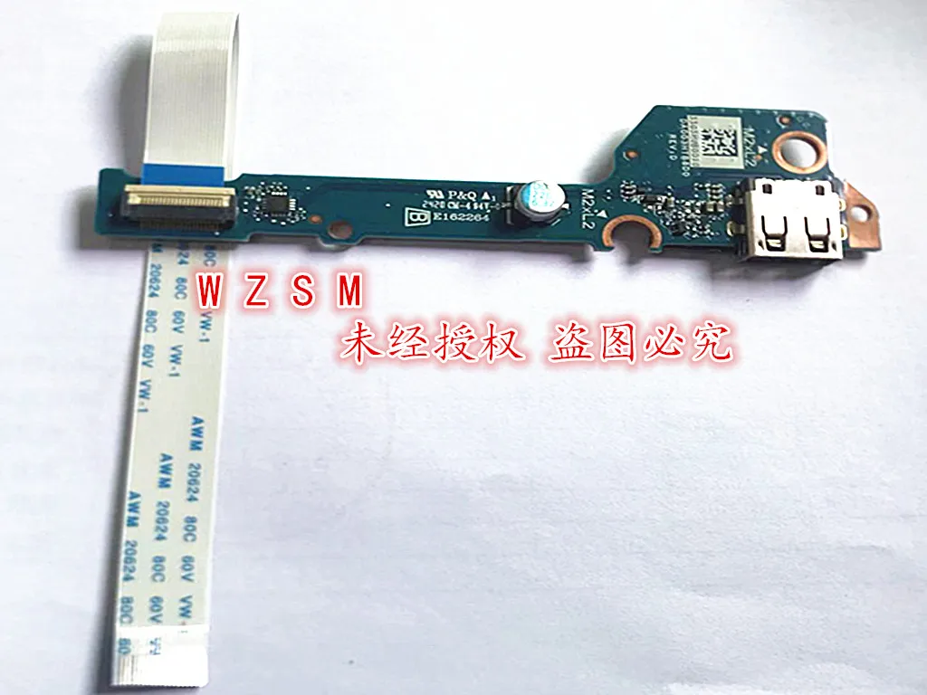 Power Button Board 15-ec0013dx 15-ec L72696001 Placa Usb Novo Da0g3htb8d0 hp - Imagem 2