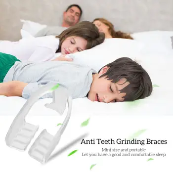 

1Pcs Adult And Child Use Anti-snoring Teeth Retainer Braces Anti-molar Silica Gel Teeth Brace Tooth Grinding Sleeping Aid Tool