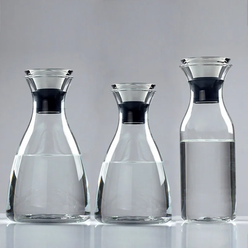 

Drinkware Jug High Borosilicate Glass Container Bottle Cold Hot Kettle Restaurant Home Lemon Juice Tea Milk Cup Accessories Tool