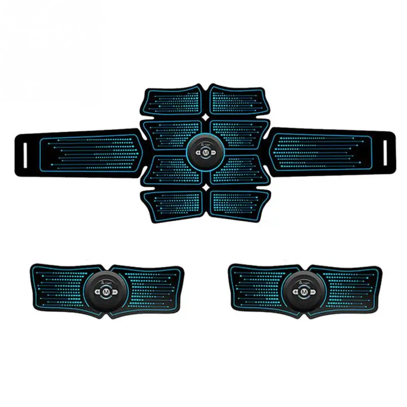 

Abdominal Muscle Stimulator Trainer EMS Abs Fitness Equipment Training Gear Muscles Electrostimulator Toner Exercise At Home Gym