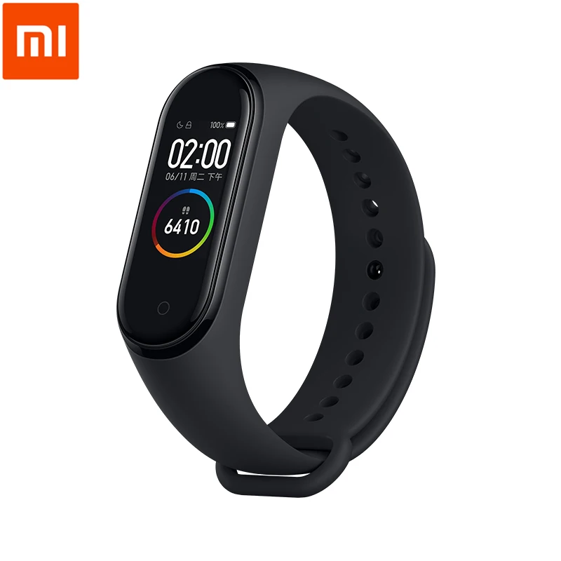 Xiaomi mi Band 4 умный браслет 3 цвета AMOLED экран mi band 4 Smartband фитнес-тренажер Bluetooth спортивный водонепроницаемый смарт-браслет