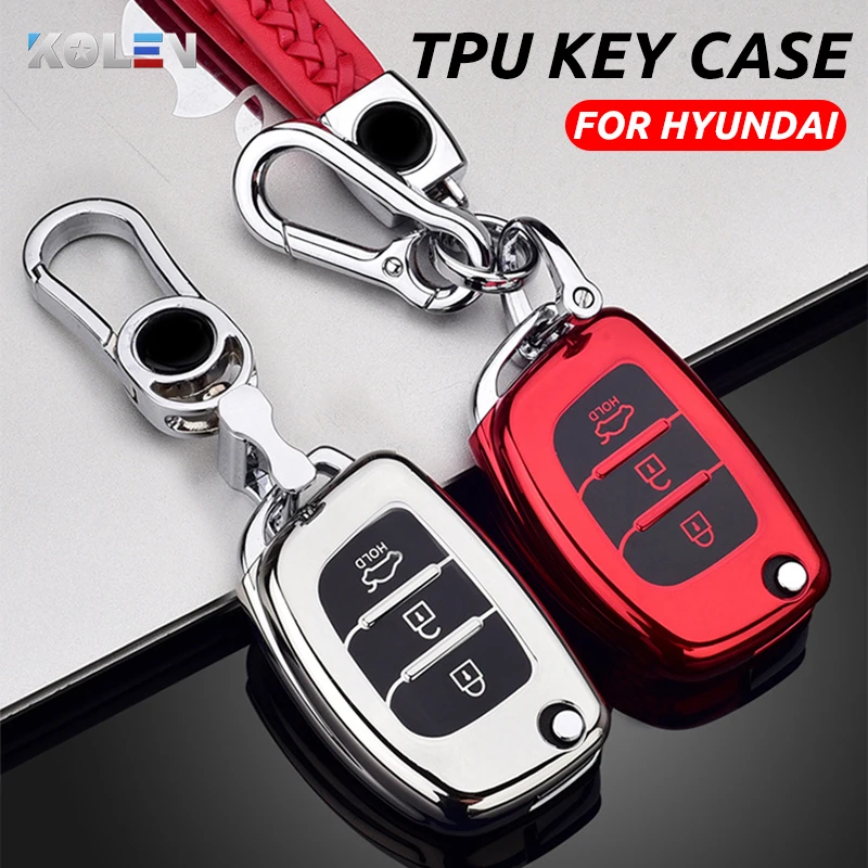 

Soft TPU Car Remote Key Case Cover Shell For Hyundai ix25 ix35 i10 i20 Solaris Tucson Sonata Santa Fe Sport Elantra Creta Verna