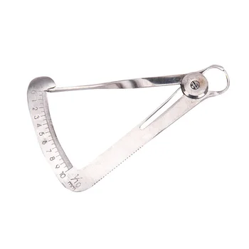 

Gauge Dental Ruler Measuring Tools Stainless Steel Mechanic Metal Accurate Dentist Lab Triangle Caliper Autoclavable Inner Crown
