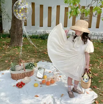 

2020 Korea Style Baby Girls Chiffon Dress Summer Kids Girls Dresses 2-8 Years