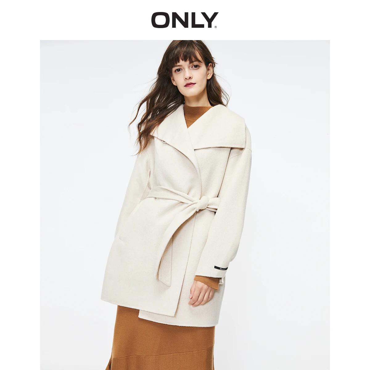 ONLY Autumn Winter Double-faced Woolen Coat | 11936T511 Женская одежда