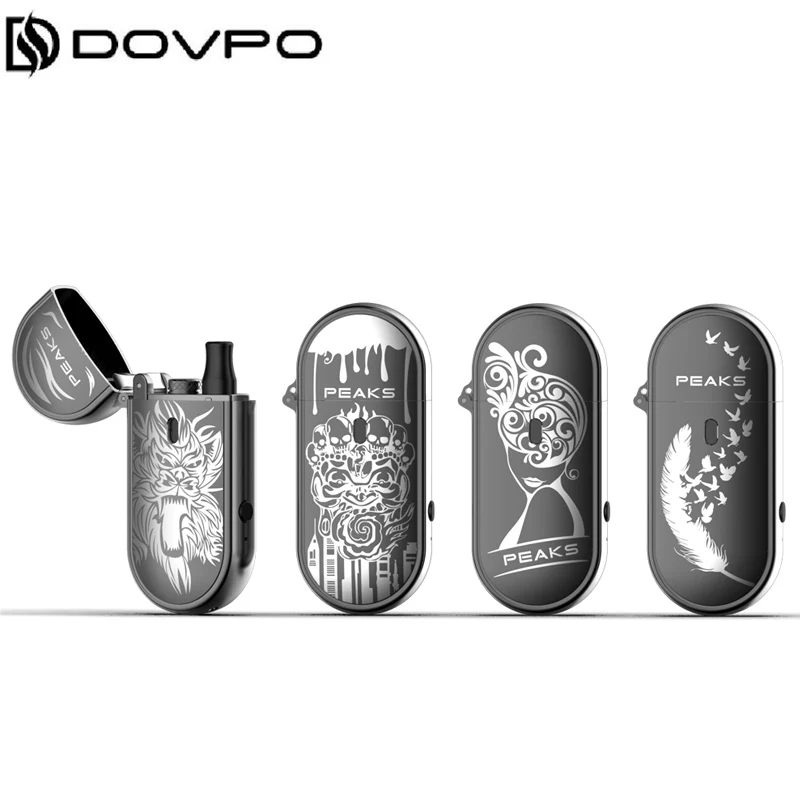 Оригинальный набор DOVPO Peaks Pod vape с откидной крышкой электронная сигарета