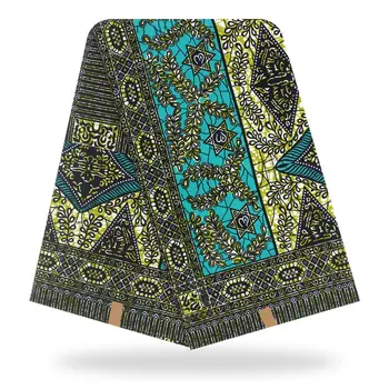 

Hot sale African veritable cotton print wax fabric for making dress (6yards/lot) SWV608