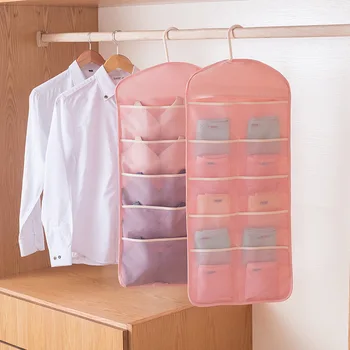 

Hanging Organizers Underwear Closet Organizer for Bra Hanging Wall Bag with Pockets Organizer for Sock Wardrobe Wardrobe Hanging