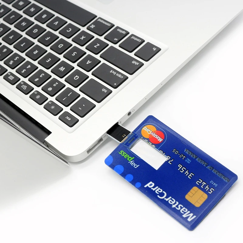 High Speed USB Flash Drive in Bank Credit Card Design