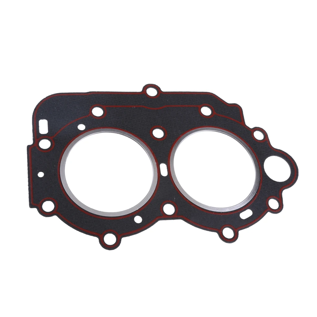 Cylinder Head Base Gasket Fit for Yamaha 9.9 15 18hp 2-Stroke Outboard Engine Part - Repalce 63V-11181-A1-00 - Black