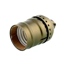 Винтаж Edison E26/E27 лампы Алюминий База держатель лампы без переключатель 250V 4A