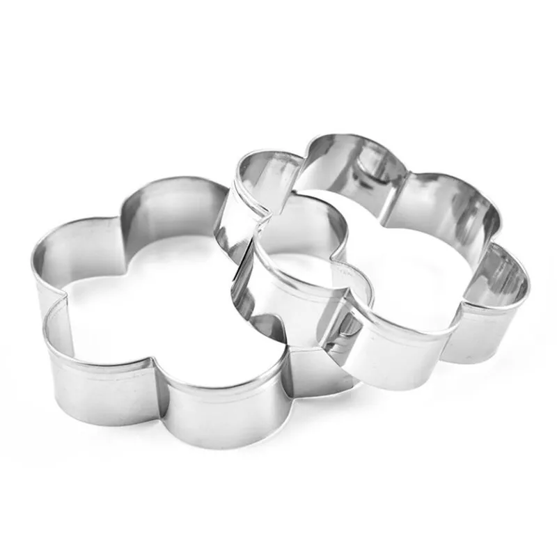 Description Picture 4 of item5pcs/Set Flower Cookie Cutter Molds Stamp Sugarcraf Decoration Cake Tools Biscuit Mold Christmas Fondant Decorating Tools