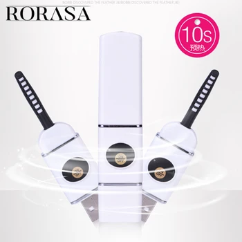 

Electric Heated Eyelash Curler Portable Eye Lashes Curling Tool+Comb U Disk USB Connector Charge Curled Lashes Clip Makeup Tools
