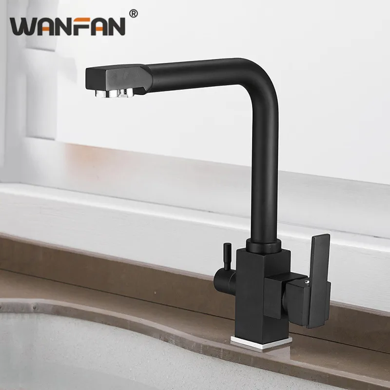Kitchen Faucets Deck Mounted Mixer Tap 360 Degree Rotation with Water Purification Features Crane For N22-068 | Обустройство дома