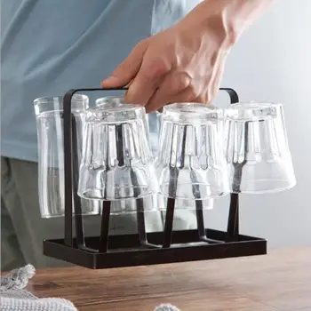 

Bottle Dry Rack Wrought Iron Japanese Cup Holder Upside Down Drain Shelf Storage Rack Kitchen Behold Supplies Home Baby Bowl