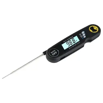 

Foldable Waterproof Food Thermometer Kitchen Barbecue Electronic Probe Measurement Quick Display Digital Thermometer Temper H1U1