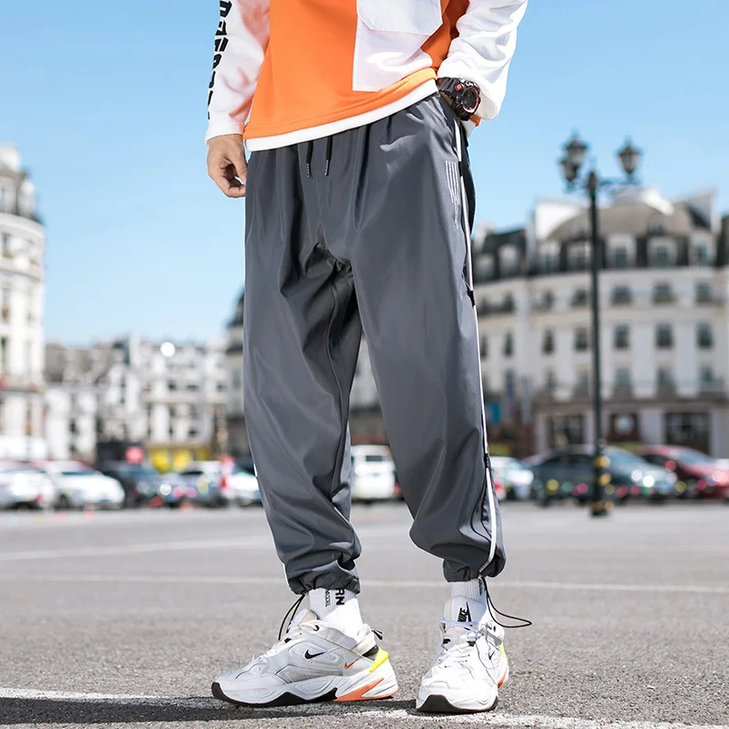 

2020 Spring Main Push Japanese-style Exterior Large Size Printed Webbing Casual Pants M-5x Hk1973-