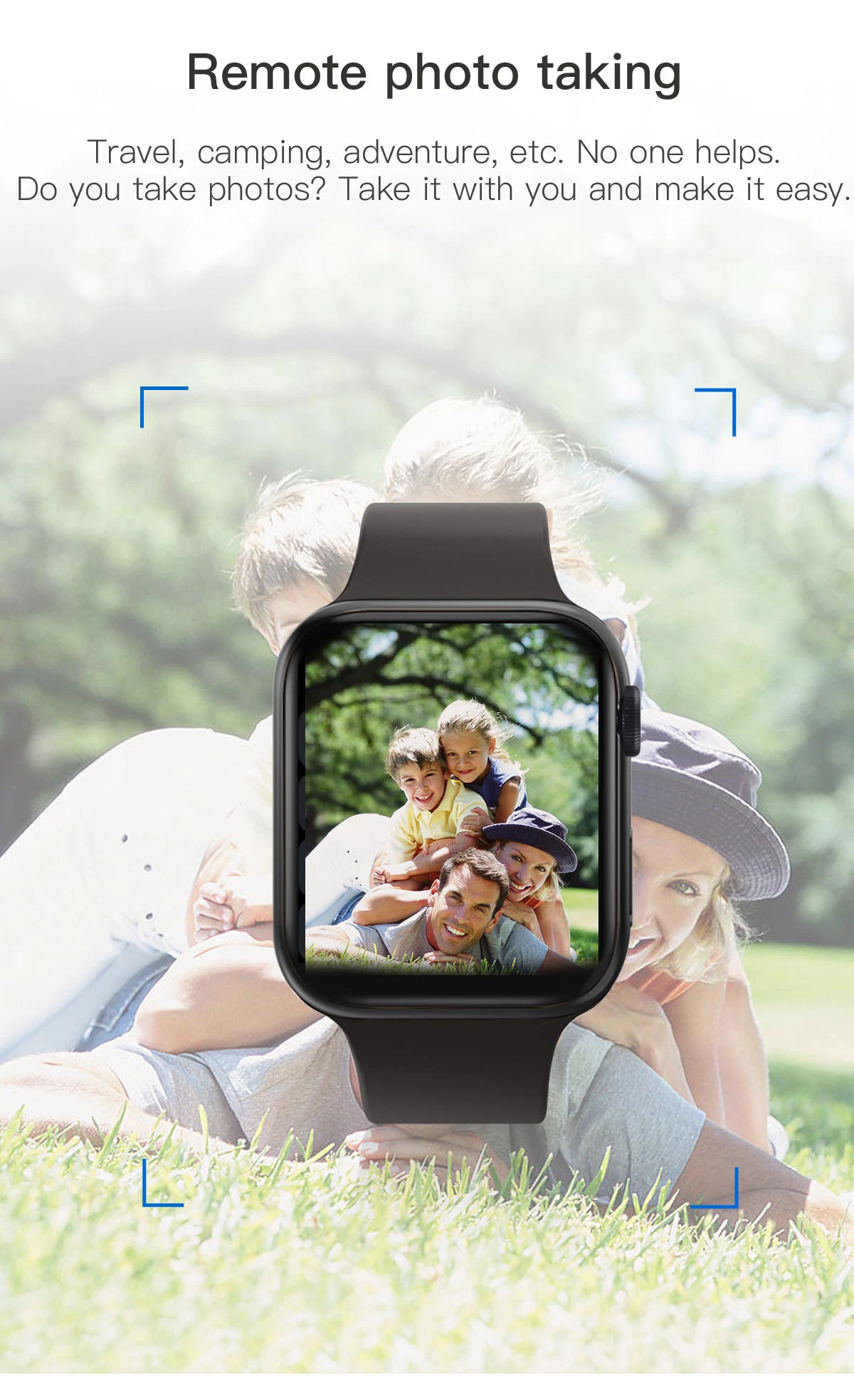 I7 Bluetooth Смарт-часы IWO 12 жизнь водонепроницаемый мониторинг сердечного ритма спортивный браслет умные часы с камерой для мужчин и женщин