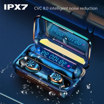 

IPX7 Waterproof Wireless Earbuds TWS Bluetooth Earbuds Stereo Bluetooth 5.0 Headphones SportsWireless Earphones 2200mah