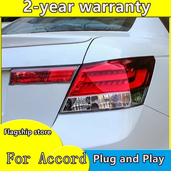 

Car Styling for Accord Tail Lights 2008-2013 Accord8 LED Tail Light LED Rear Lamp LED DRL+Brake+Park+Signal