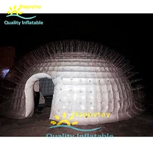 Дизайн высокое качество Пузырьковые вечерние pub события белый надувной igloo палатка для мероприятий