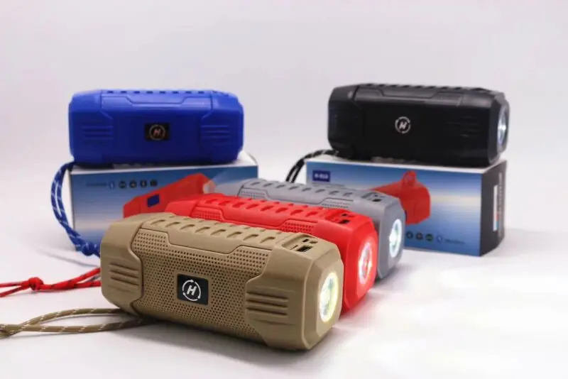 Портативный Bluetooth 5,0 беспроводной внешний динамик USB внешний аккумулятор бас 3,5 мм AUX стерео музыка громкий динамик TF Встроенный фонарик
