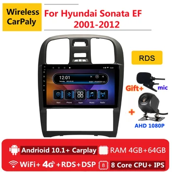 

2 din 8 core android 10 car radio auto stereo for Hyundai Sonata EF 2001 2008 -2010 11 2012 navigation GPS DVD Multimedia Player