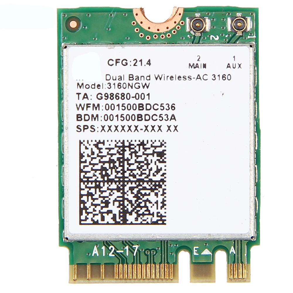 Dual-Band-Wireless-ac3160-NGFF-Wifi-Network-Card-3160NGW-for-Intel-3160-433Mbps-802-11ac-Wi (5)