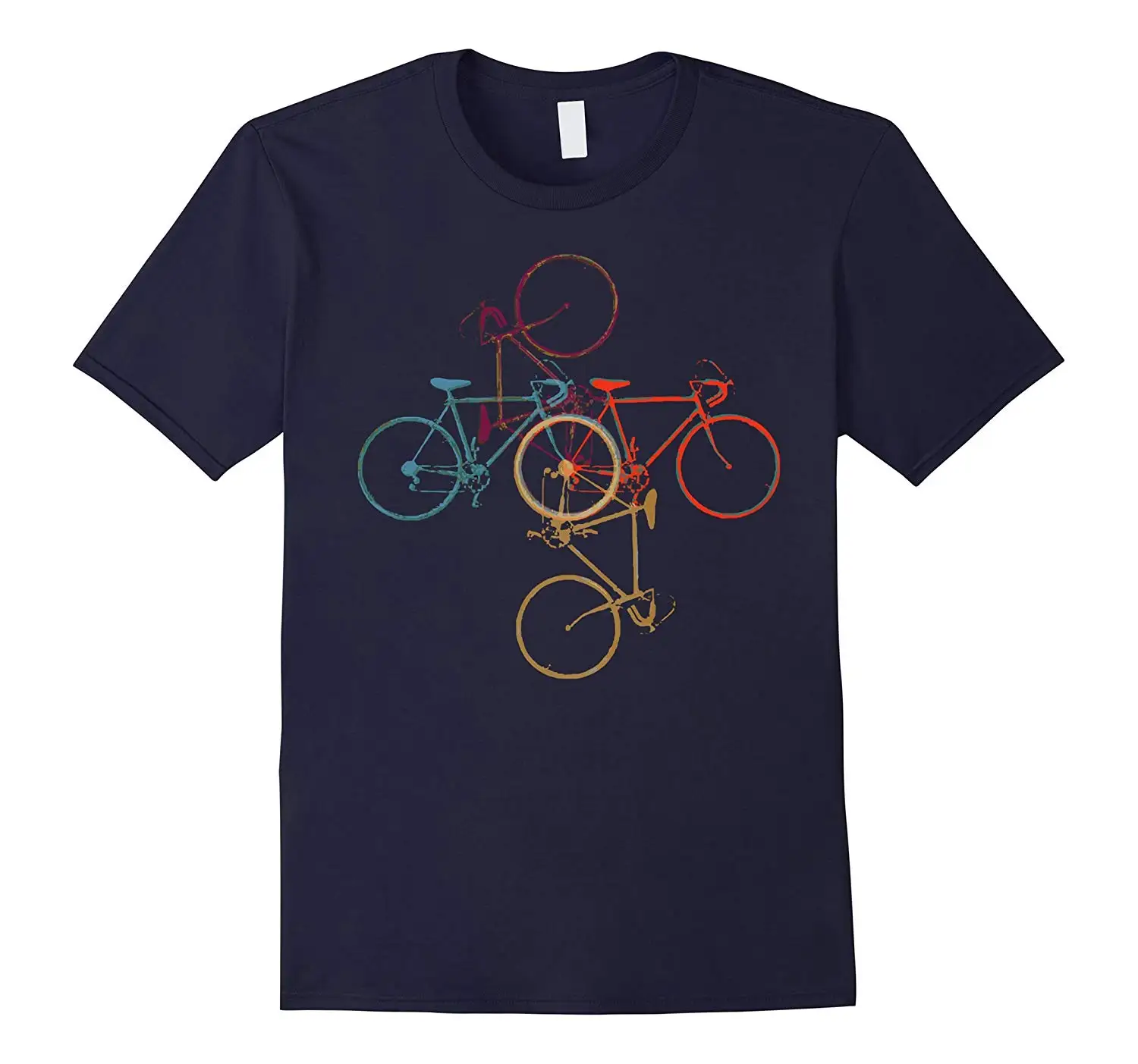 Мужская футболка с коротким рукавом и модным принтом забавная для езды на