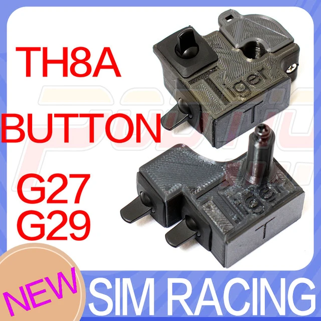Caja de botón de cambio para logitech G27 G29 G923, adaptador de expansión  SIMRACING TH8A thrustmaster T300 T500 sim racing TH8ARS - AliExpress