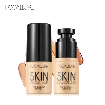 

FOCALLURE Face Foundation Makeup Base Liquid Foundation Cream Concealer Whitening Moisturizer Oil-control Maquiagem