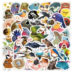 Lot de 10, 30, 50 pièces d'autocollants de conte de fées, dessin animé, Animal mignon, oiseau, hibou, Graffiti, pour téléphone portable, tasse d'eau, ordinateur, vente en gros 