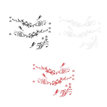 

Car Sticker Natural Flower Rattan Decoration Sticker Vinyl Applique Car Shape