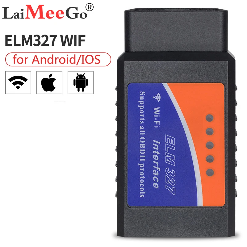 Сканер ELM327 WIFI OBD2 V 1 5 Для iPhone IOS Android автоматический сканер OBDII OBD 2 ODB II ELM 327 V1.5 Wi-Fi ODB2 |