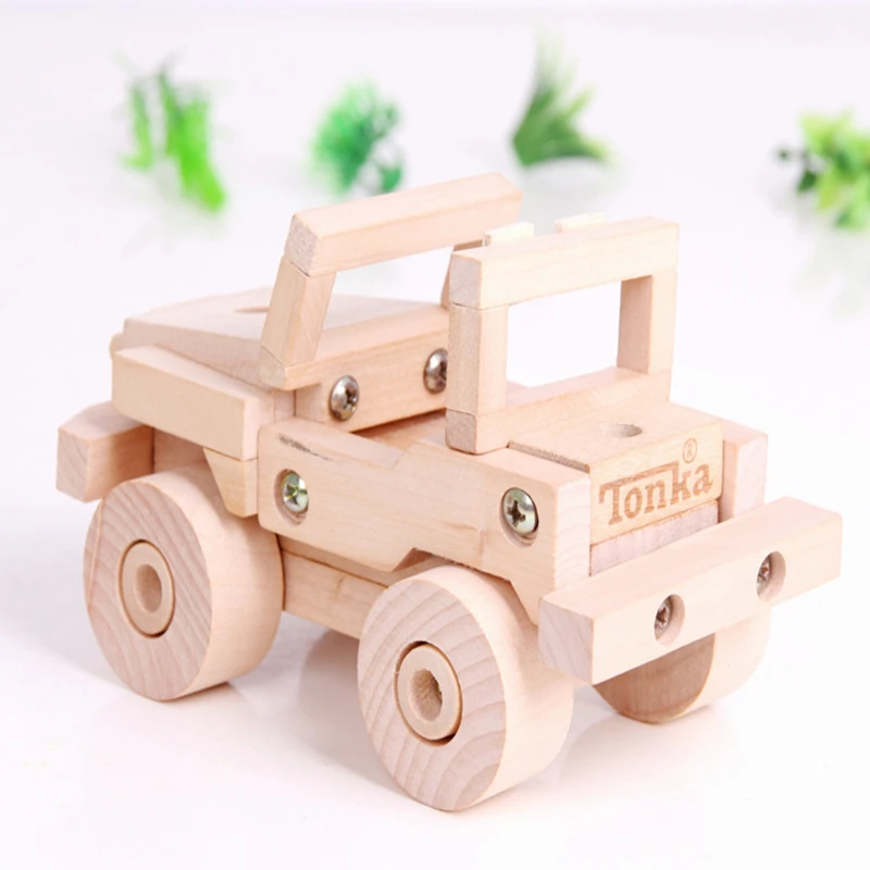

Disassembly And Assembly Model Children Educational Creative Toy Car Model Building Kits with working wheels