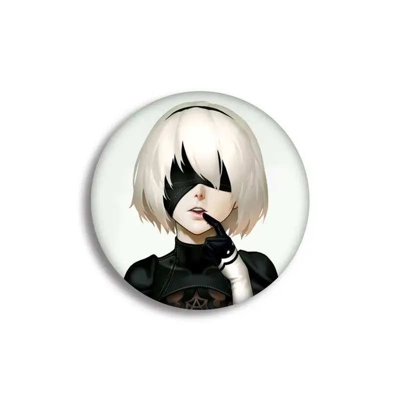 3 Аниме игровой НИР: Automata значок модная игра мультфильм фигурка Nier Automata броши булавка ювелирные изделия аксессуары - Окраска металла: 3