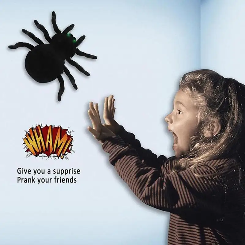 Climbing Spider Remote Control Toys Infrared RC Tarantula Kid Gift Fun Halloween Creepy Spider Simulation Joke Scary Trick Climbing Spider Remote Control Toys Infrared RC Tarantula Kid Gift Fun Halloween Creepy Spider Simulation Joke Scary Trick