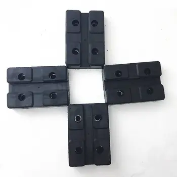 

4pcs Heavy Duty Rectangle Rubber Arm Pads Car Lift for Auto Truck Hoist