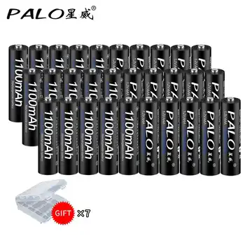 

PALO 30pcs AAA batteries 3A in Rechargeable Battery 1100mAh aaa Ni-MH Batteries AAA 1.2V 3a battery for Flashlight Toy