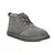 Модные новые Брендовые мужские зимние ботинки на шнуровке; зимняя теплая обувь; Натуральная овечья кожа; натуральная шерсть; мужские полусапоги на меху - Цвет: gray