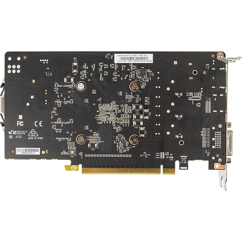 Video card MSI Nvidia GeForce GTX 1050TI, GeForce GTX 1050 Ti 4GT OC