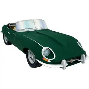 

Leopard E-Type 3D Paper Model Car Paper Model Handmade DIY Handmade Paper Folding Activity Paper Folding