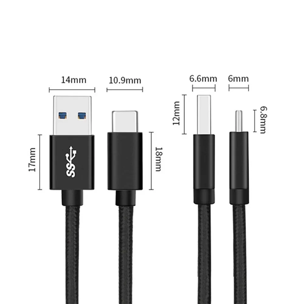 3A Кабель с разъемом USB типа C для быстрой зарядки и передачи данных линия Huawei MATE 10Pro