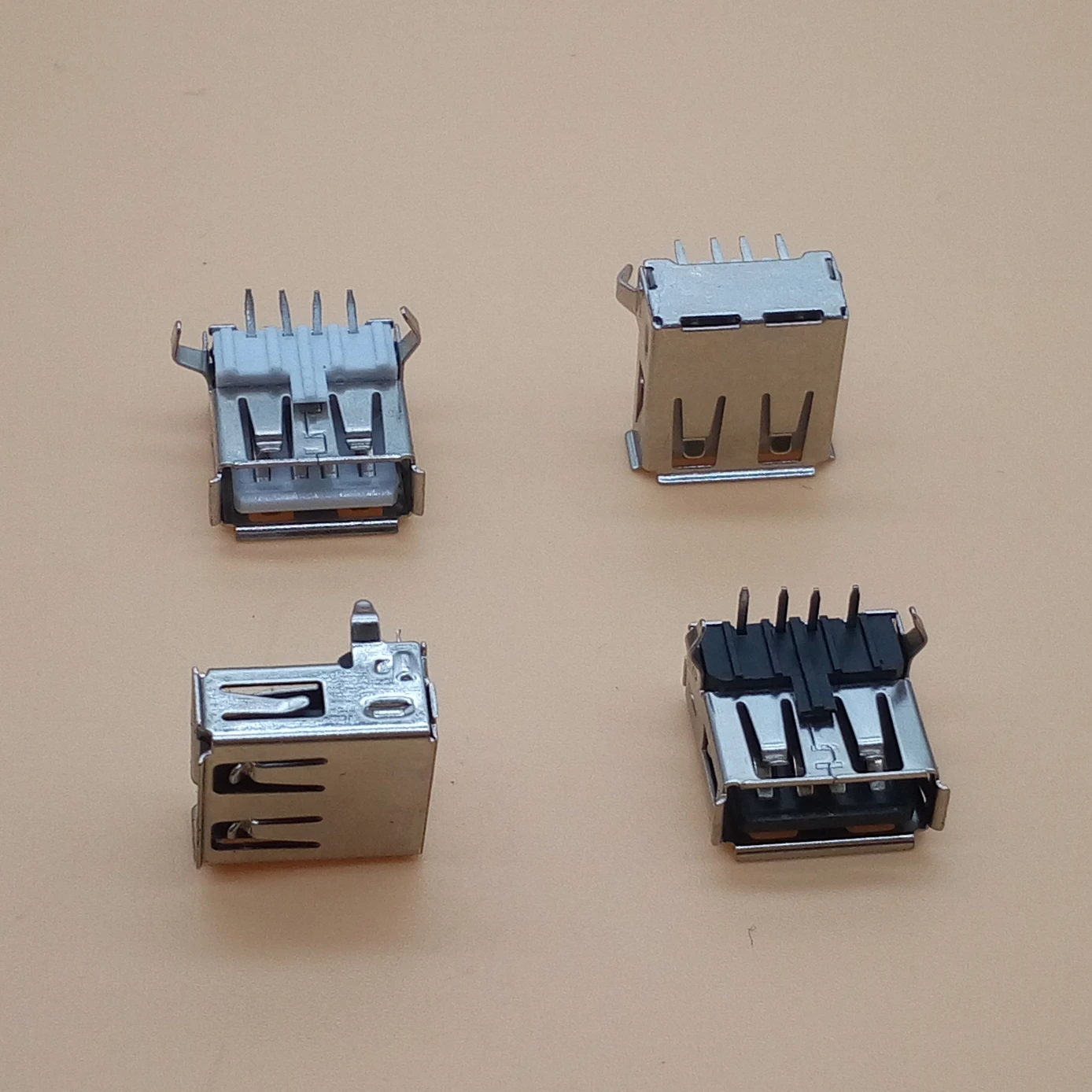 100 шт. 4 контактный разъем USB 2 0 типа А фута 90 градусов|Соединители| |