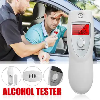 

Pocket LCD Digital Backlight Alcohol Tester Breath Tester Analyzer Breathalyzer Professional Detector Test Testing